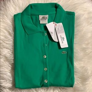 Lacoste Woman’s Pique Stretch Cotton Polo